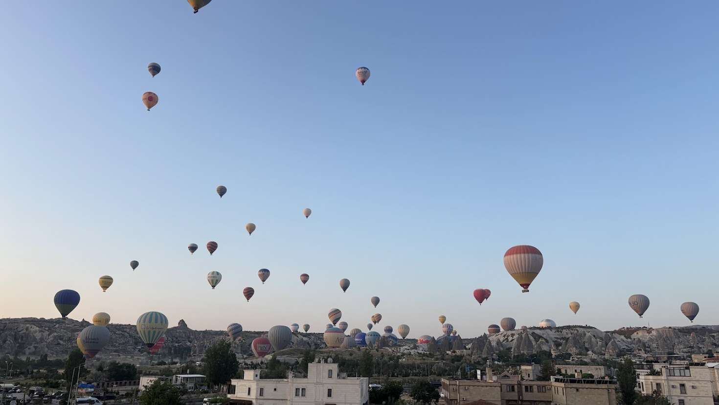 Hot air balloons in Cappadocia
