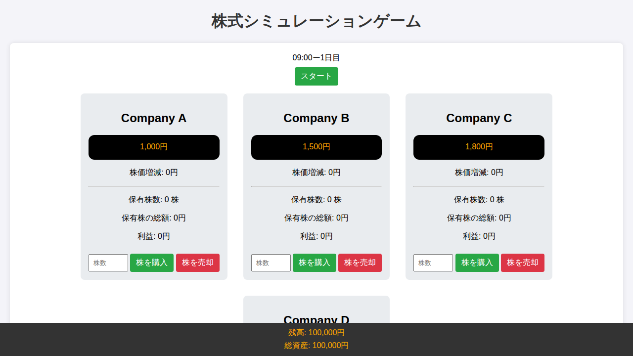 株シミュレーション